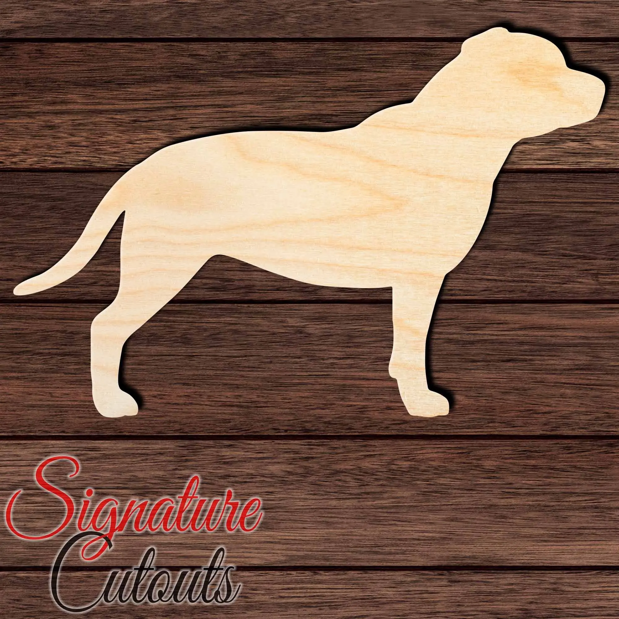 Staffordshire Bull Shape Cutout