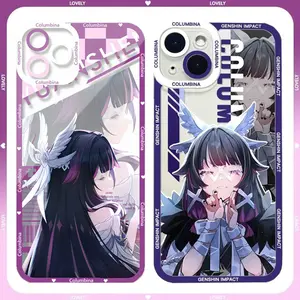 Fashion Genshin Impact Columbina INS Phone Case for IPhone 17 16 15 14 13 12 11 Pro Max Plus Air Soft Clear Cover Protective Drop-proof Retro Stylish Gift