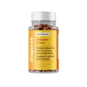 Santo Remedio Urinary Tract, Dietary Supplement, Helps Reduce Urinary Tract Infections, Unique Formula with Cranberries, Probiotics, and Enzymes, Clinically Proven Ingredients, Non-GMO, 30 Servings