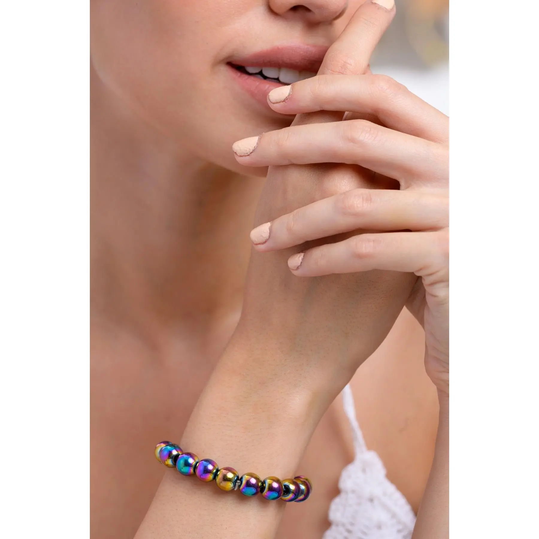 Rainbow Hematite Bracelet