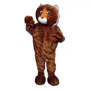 Dress Up America 354-Adult Tiger Mascot Costume - One Size Fits Most