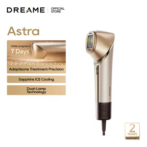 DREAME Astra IPL Hair Removal Device with Dual-Lamp 35J Output, Sapphire ICE Cooling, 5.4cm² Large Window, 0.2s Continuous Flash, Adaptizone Tone Detection, Up to 80% Reduction Full-Body for Women Men