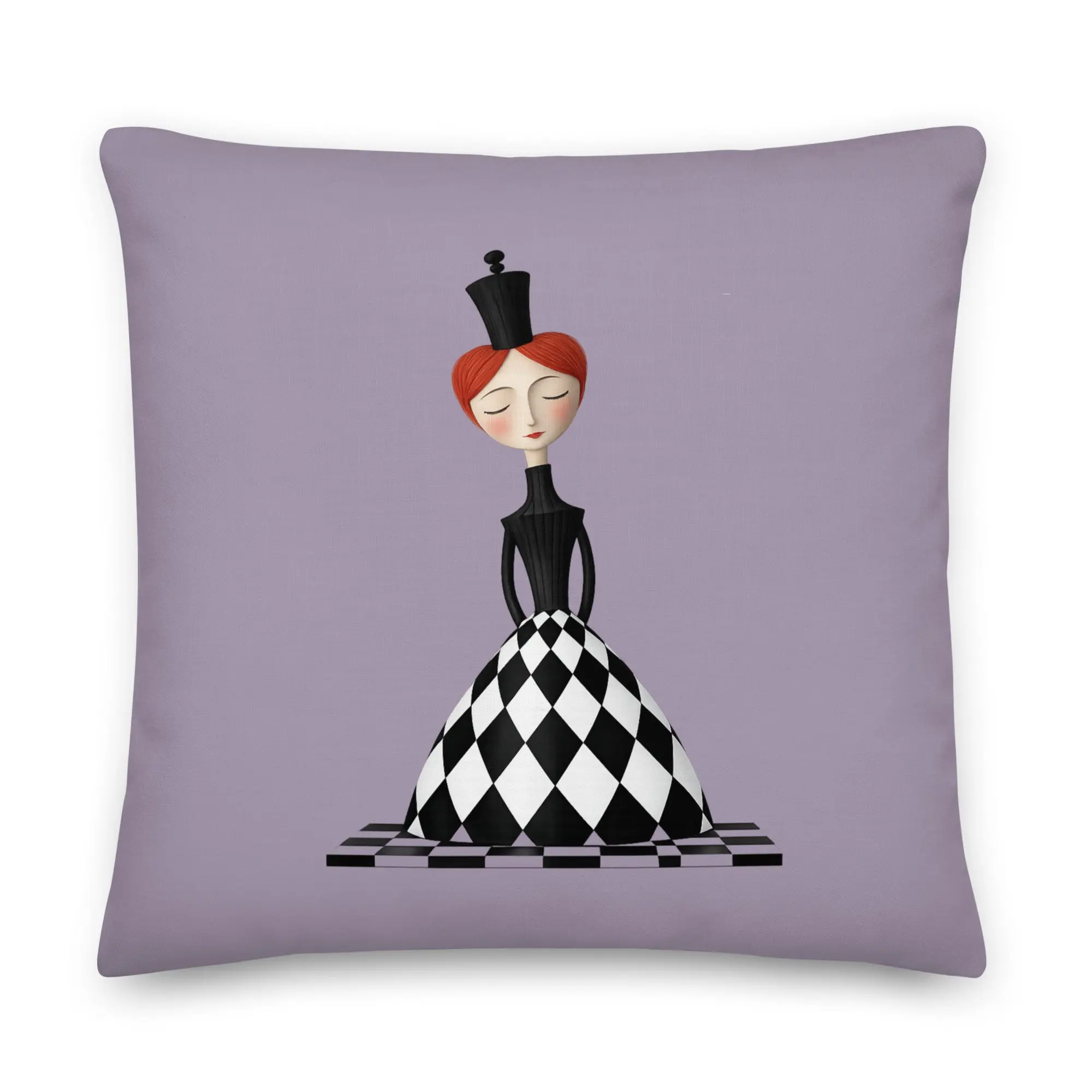 Moodscape Diamond-Inspired Standard Accent Pillow - Lavender Decorative Bedding Linen Pillow, Diamond-Inspired Standard Pillows