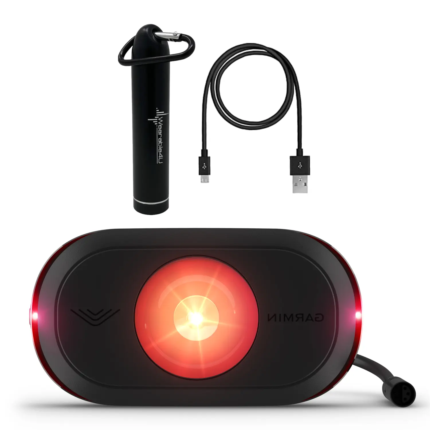 Garmin Varia eRTL615 eBike Rearview Radar - Battery-Free 24 GHz Radar with 150 ft Detection, ANT+ Technology, Bluetooth, Bright Tail Light, Edge Bike Computer Compatibility for Enhanced Visibility & Safety, 150 Yards Detection