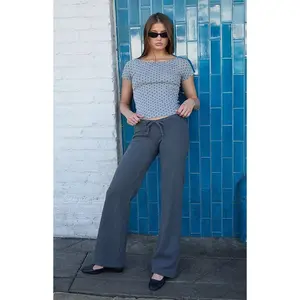 John Galt Women's Gray Anastasia Baggy Sweatpants