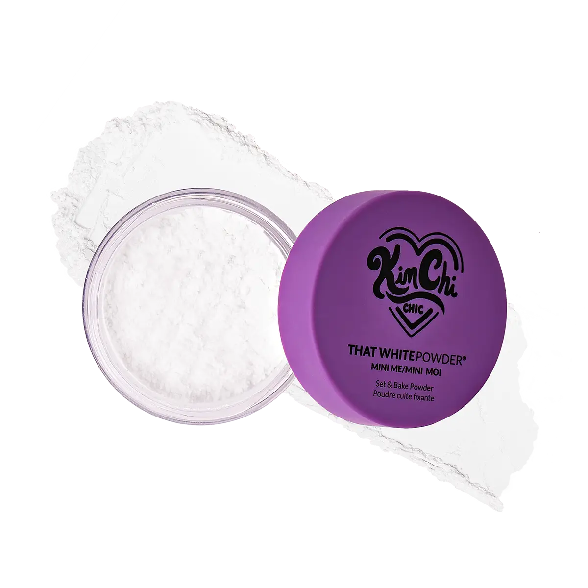 Kimchi Chic Beauty That White Powder Set & Bake - Mini Cosmetics Makeup Concealer Foundation