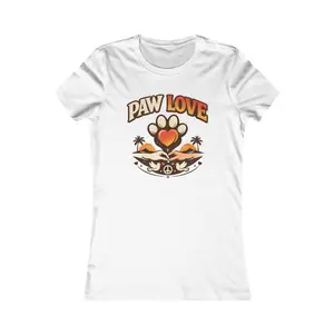 Paw Love Tee — Retro Paw Print