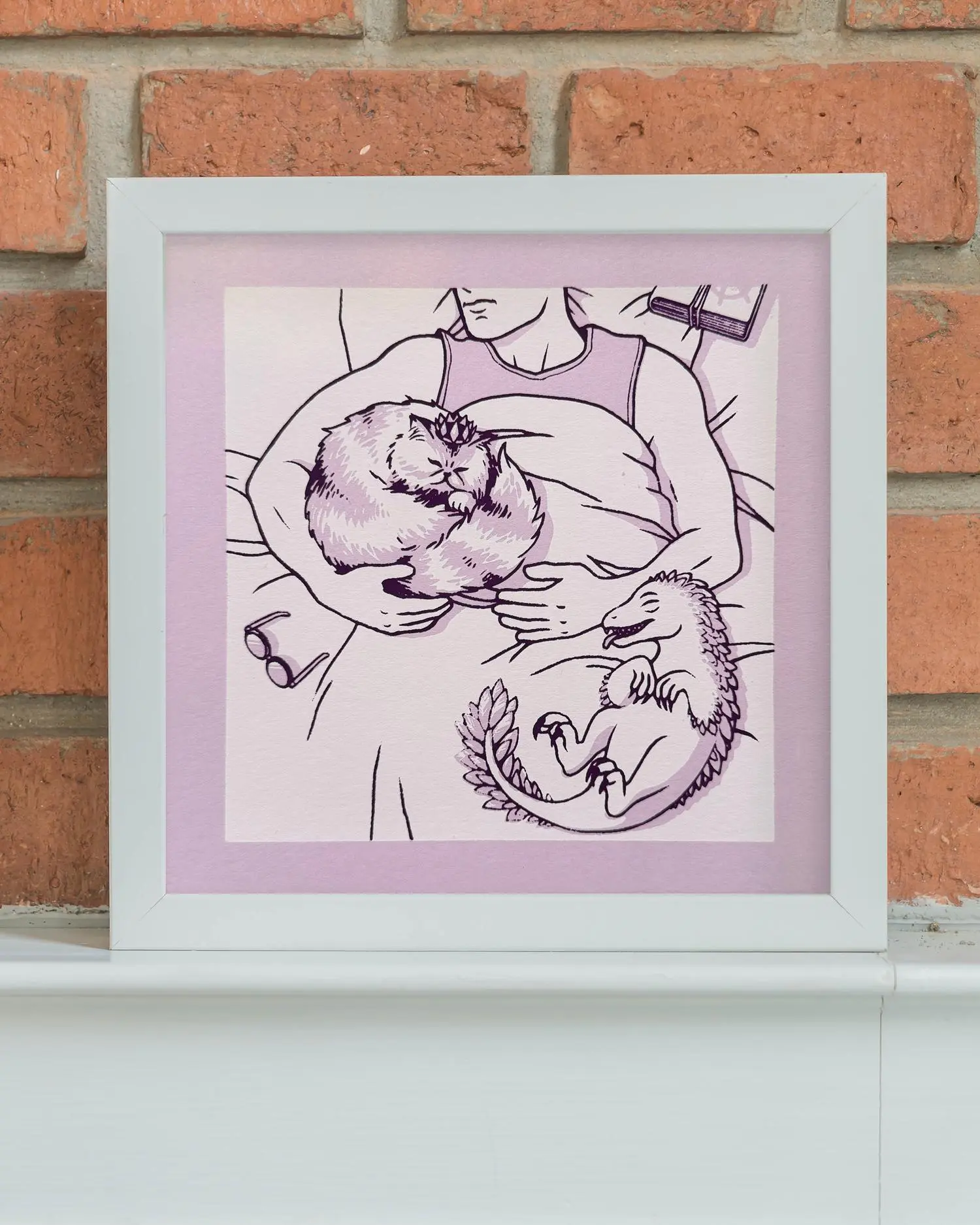"Long Rest" Screen Print • Dungeon Crawler Carl Art Print • No AI