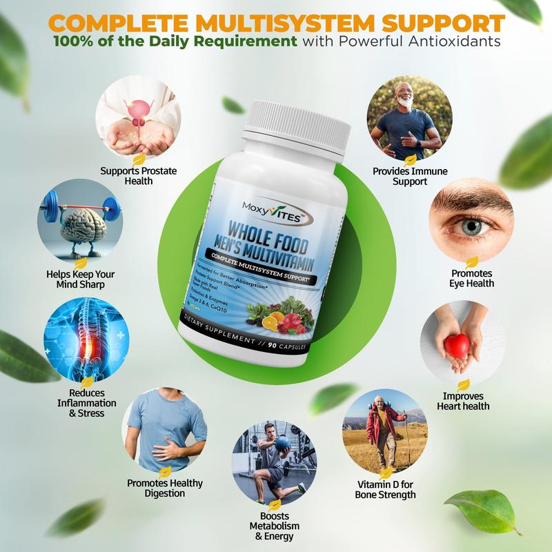 Methylated Multivitamin for Men with 44 Whole Foods