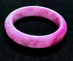 Original Onyx Natural Marble Handmade Bracelet/Bangles - Elegant Stone Jewelry for Women Pink Bracelets Onyx Natural Marble Stone Handmade Bracelets