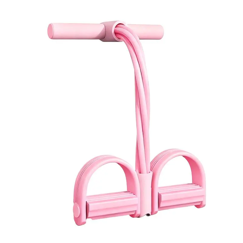 Multifunction Tension Rope, 6-Tube Elastic Yoga Pedal Puller Resistance Band, Fitness Bands, Elastic Pull Rope Fitness, Full-Body Workout at Home Gym, Exercise Sit-up, Yoga, Abdominal Training, Home Pilates Equipment