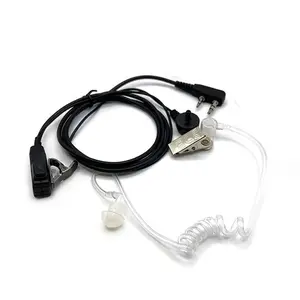 In-ear Design Wired Headphone, Earphone Wire, 2 Pin Acoustic Tube Headset, Earpiece with Mic Compatible with Baofeng UV-5R 5RH K5PLUS UV-22 UV-82 Two Way Radio, Electronic