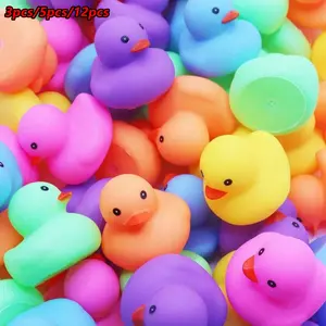 5/12/24 Mini Floating Duck Toys, Cute Colorful Bath Toys for Babies, Pool Party Favors, Christmas Carnival Prizes, Kids Birthday Gift Bags