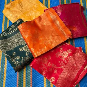 soft banarasi silk dupatta