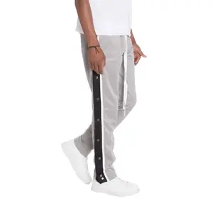 Snap Button Track Pants