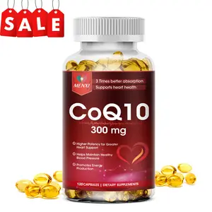 Coenzyme Q10 Vegan Softgel 300mg Cardiovascular Heart Health 120 Capsules