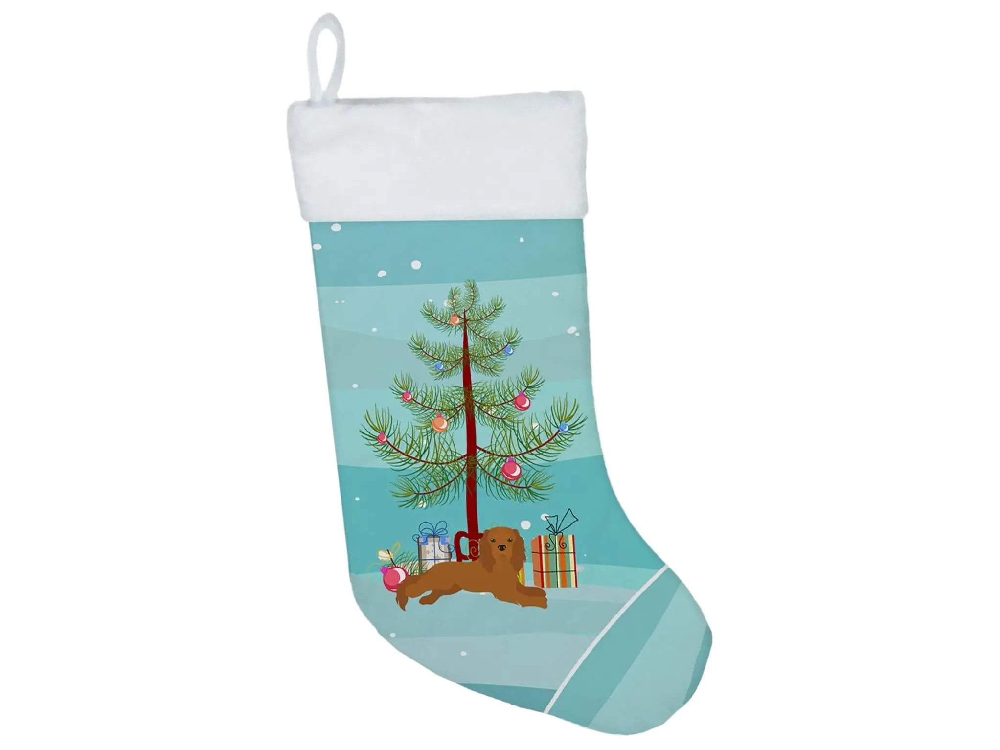 Ruby Cavalier King Charles Spaniel Christmas Tree Christmas Stocking