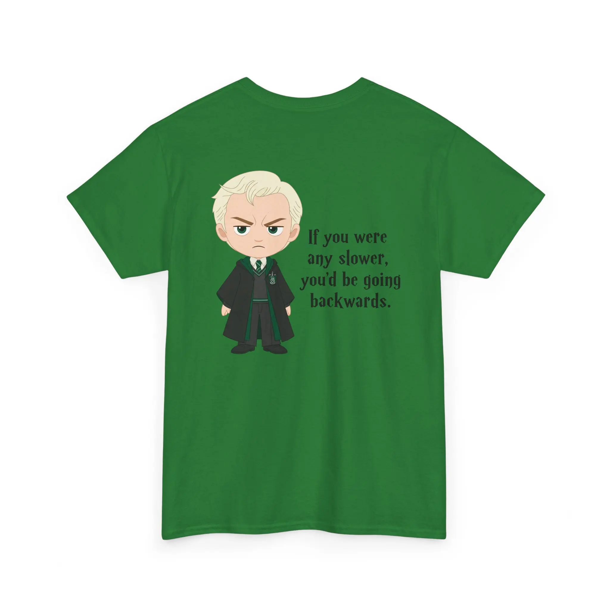 Funny Slytherin House T-Shirt, Wizarding World, Unisex Tee, Moving Slower Quote, Humorous Cotton Shirt, Harry Potter Fans