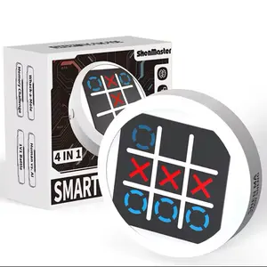 Tic-tac-toe Game Machine for Boys & Girls Over 3 Years Old, Educational Electronic Tic-tac-toe Game Toy, Portable Tic-tac-toe Handheld Game for Improve Boys & Girls's Logic and Memory
