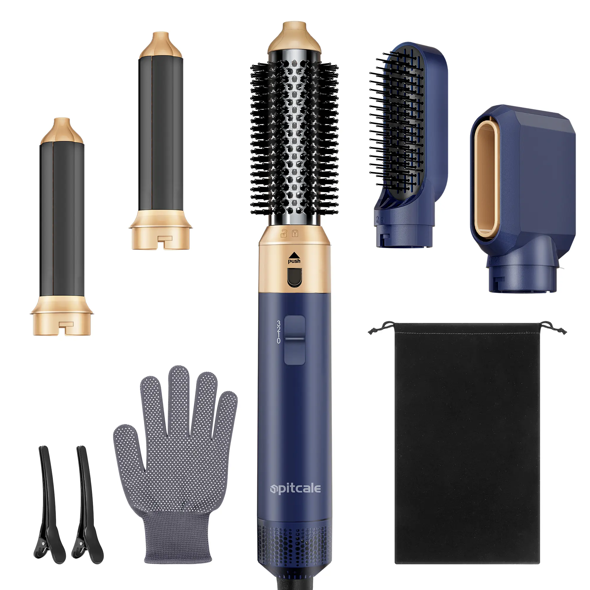 5 in 1 Curling Iron Hair,self curling iron -Ionic Deep Waver Hair Curler Tool, Women Gifts,TikTokShopBlackFriday