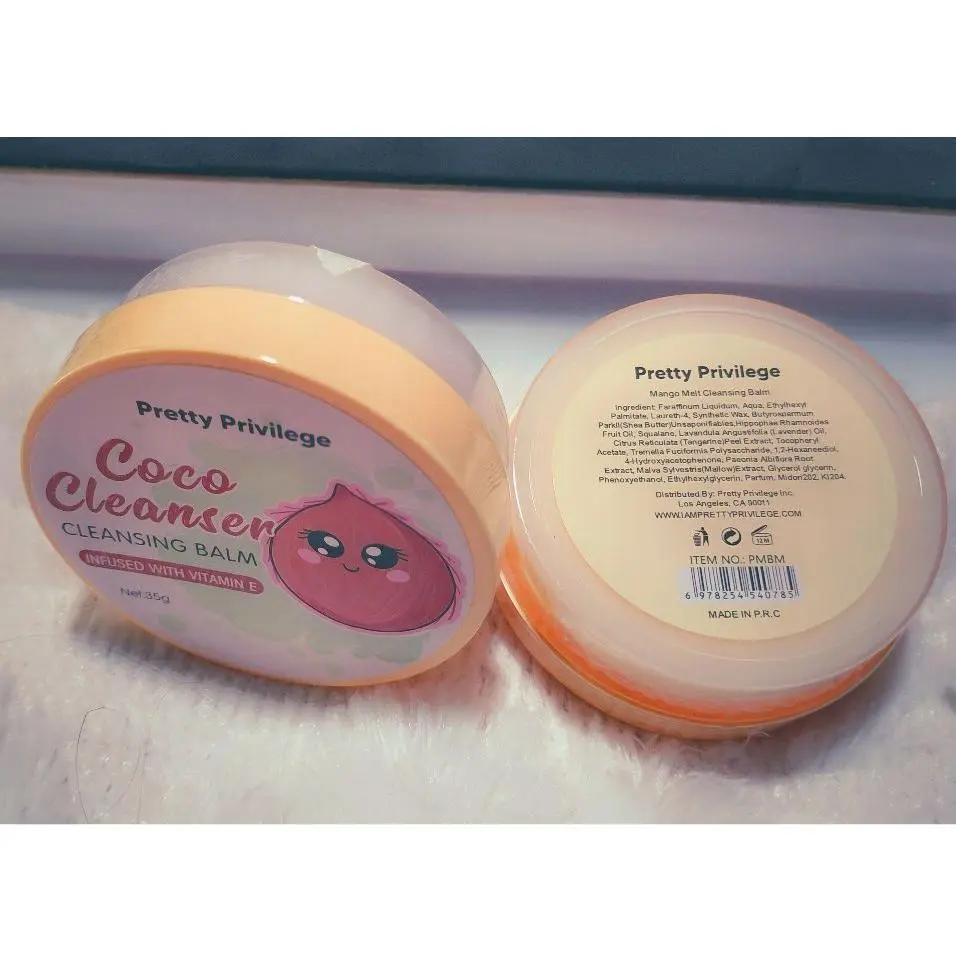 Pretty Privilege Coco Cleanser Cleansing Balm with Vitamin E for Gentle Skin Care 25g