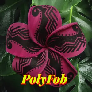 Tribal Swirl Plumeria Sei