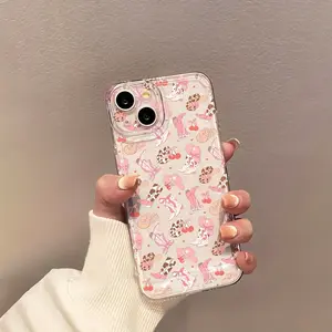 This pink cowboy boot pattern TPU full-coverage phone case is drop-proof and non-slip, suitable for iPhone 17, 16, 15, 14, 13, 12, 11, XS, X series, and other models. It makes a great gift for friends or family.