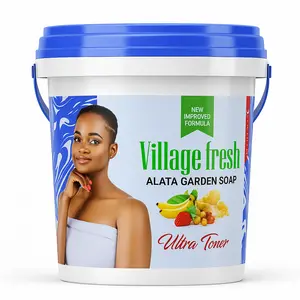 Village Fresh Alata Garden Soap | Ultra Toner | Natural Strawberry & Vitamin C for Soft Skin & Acne Reduction Oil Free Cleanser Facial Cleansing body wash girl shower products