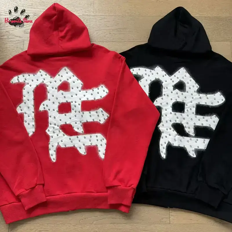 Streetwear Mixed Emotion Hoodies Men Woman 2025FW New Fashion Cotton Oversized Sweatshirts High Quality Pullovers Streetwear Mixed Emotion Hoodies Men Woman 2025FW New Fashion Cotton Oversized Sweatshirts High Quality Pullovers