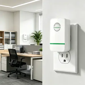 Plug-in Smart Power Box with US Plug, Energy Saving Power Box, 90–250V Wide Range Smart Energy Saver, Smart Electricity Saver Device for Homes and Offices