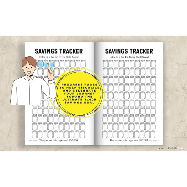 100k Savings Challenge Book: The Ultimate Guide to Save $100,000