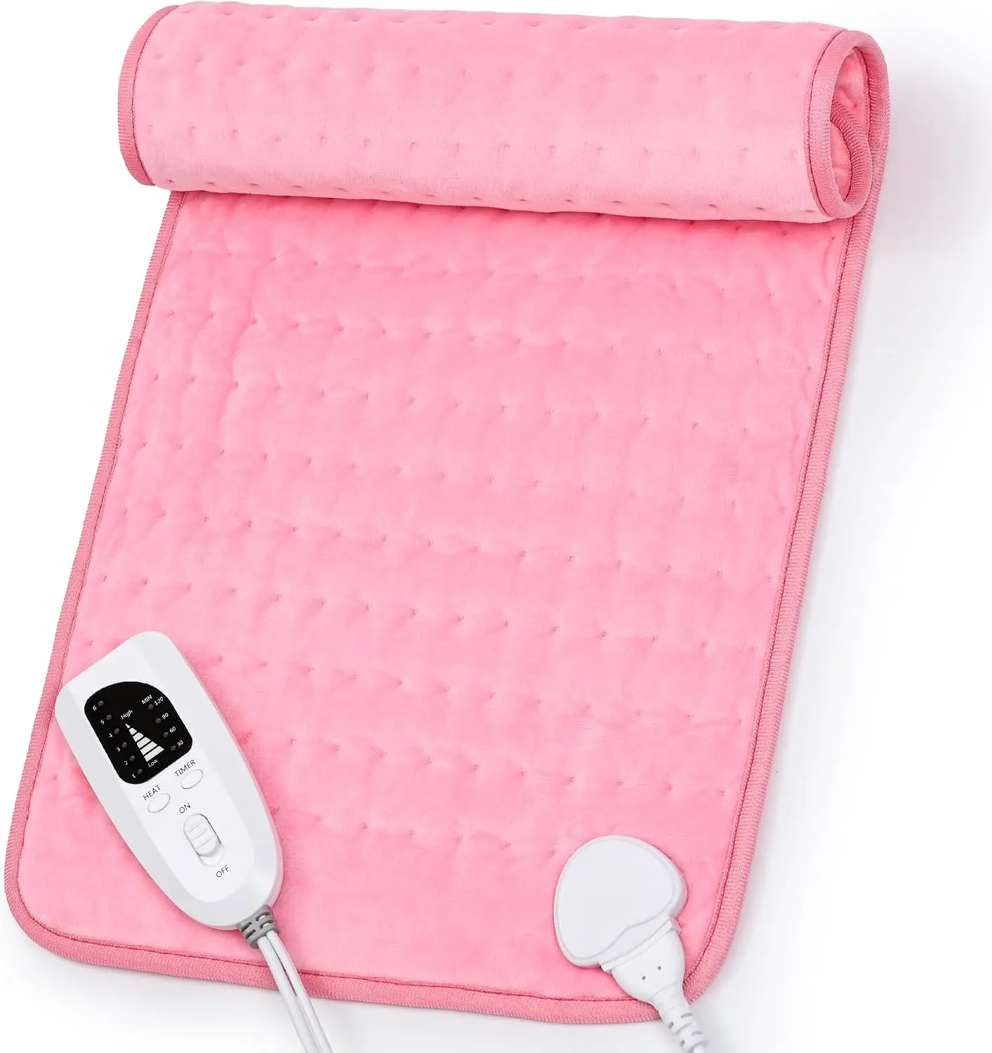 Heating Pad for Back, 24x12 Inch, 6 Heat Settings, 3 COLOR Options