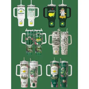 Masters Tournament Golf 2026 Tumbler 40oz with Handle, Augusta National Champions Golf Tumbler, Masters Golf Lover Gift, Insulated Travel Cup, Golf Fan Drinkware