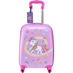 VEVOR Ride-on Luggage, 20 L Capacity, 20 Inches Kids Scooter Suitcase with Flash PU Wheels, Adjustable Handle TPR Non-Slip Grip, Foldable Lightweight Scooter Luggage for Kids Aged 5+, BlueVEVOR Super Brand Day