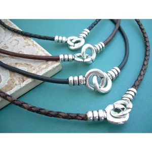 Leather Necklace, Infinity Necklace, Leather Infinity Necklace, Mens, Womens, Unisex, Mens Jewelry, Womens Jewelry