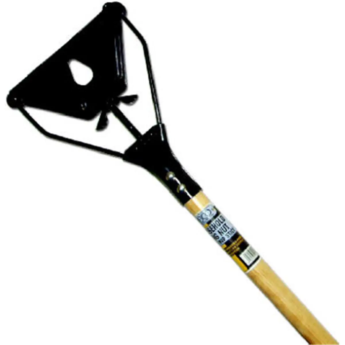 212 MAIN Triangular Mop Stick - 48-In Steel Construction, Wing Nut Head Design, Ideal for Home Care and Dusting