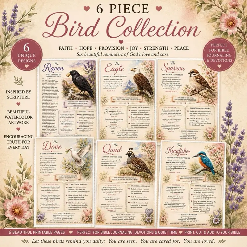 Birds of the Bible Inserts