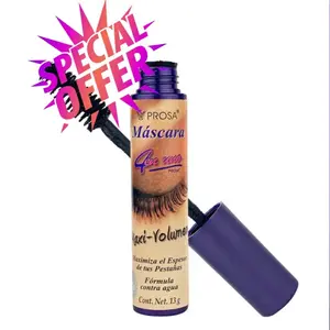 Máscara 4 en 1 Prosa Maxi Volumen Waterproof 13g -, sensitive eyes mascara, clump-free mascara, mascara for contact lens users Makeup Smooth