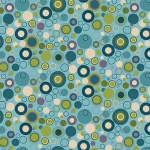 Fabric Henry Glass Light Blue Bubble Dot Basics by the Quarter Yard 9612-11
