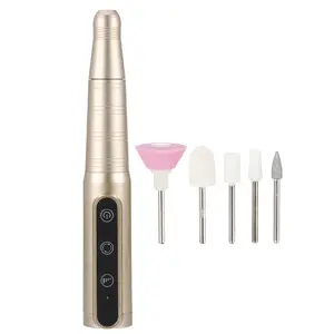 VOCOSTE Electric Cordless Nail Drill Kit, 26000RPM Nail Drill Machine, Portable Nail Drill for Manicure Pedicure Polishing, Rechargeable Nail File Drill for Acrylic Gel Nails