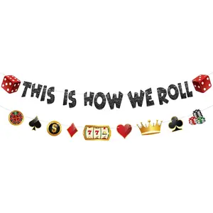 This Is How We Roll - 10 , 2 Threads | Pre-assembled Birthday Banner, Party Decorations |  Theme