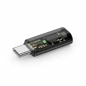 Ultra-Compact DAC USB-C to 3.5mm High Definition Audio Adapter for Mobile, PC - Ideal for Music, Gaming