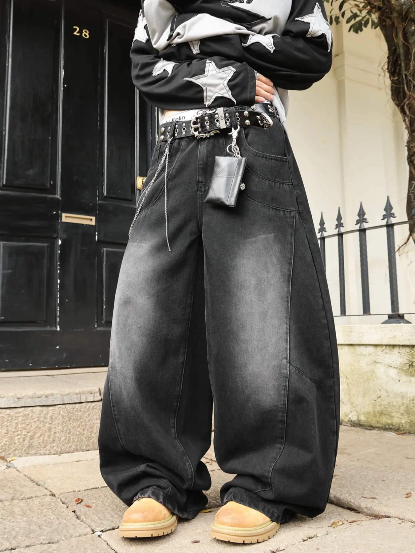 baggy y2k grunge jeans - TikTok Shop