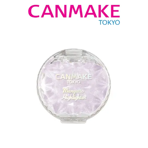 CANMAKE Munyutto Shimmering Glitter Highlighter - Silicone-Based Silky Powder Gel Makeup Product with Butylene Glycol, Fresh Springy Touch, (Dimethicone/Vinyl Dimethicone Crosspolymer, Dewy Glow for Cheekbones & Eyeshadow, Seamless Blend, 01 Moonlight Gem