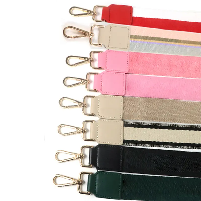 Adjustable Wide Soft PU Leather Breathable Bag Strap, Multifunctional Portable Fabric Belt with Metal Clip, Multicolored Replacement for Crossbody/Messenger Bags, Gift-Ready Accessory for Women, Crossbody Bag