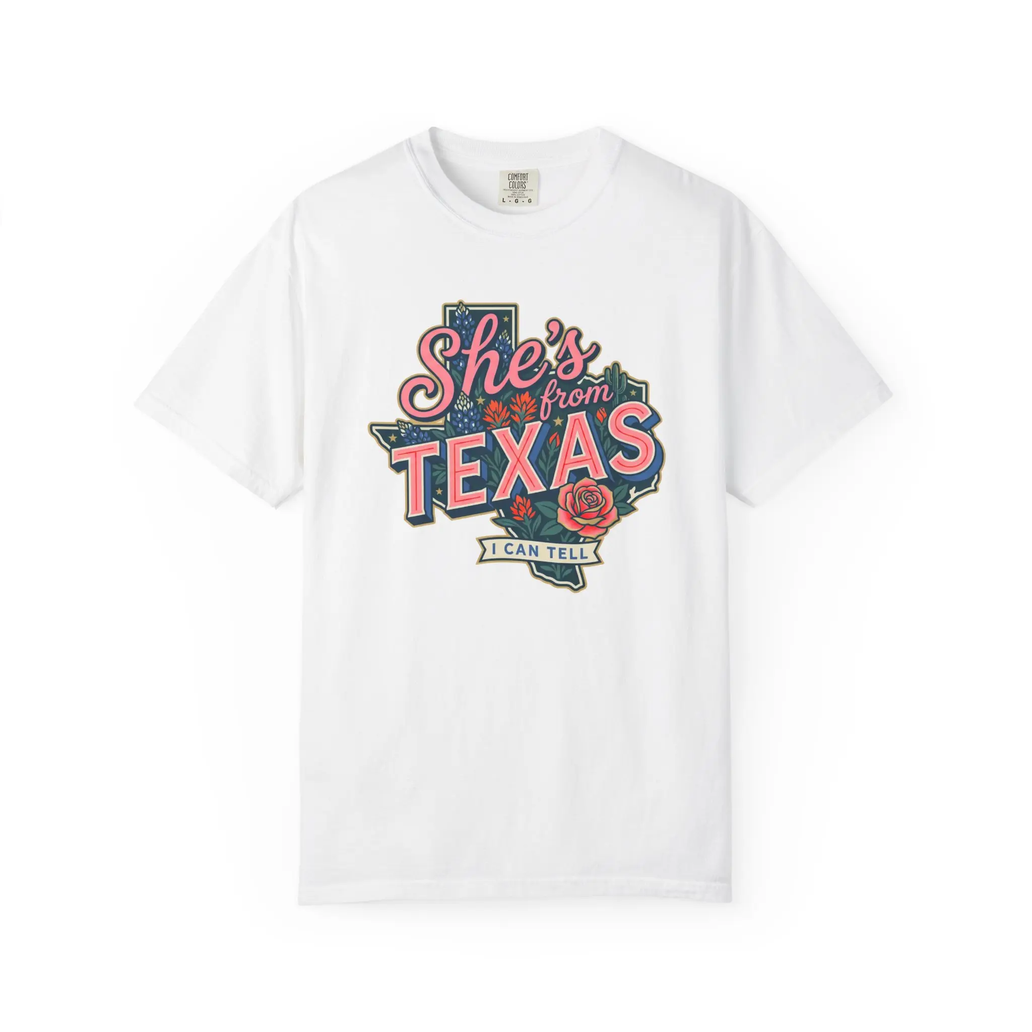 Comfort Colors Shirt - She's from Texas