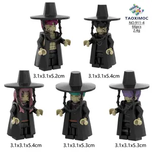 2026 new  Monster Hunt Men's Team Rumizazoi Assembles Building Blocks Handmade Korean Men's Team Cloak Building Blocks Toy