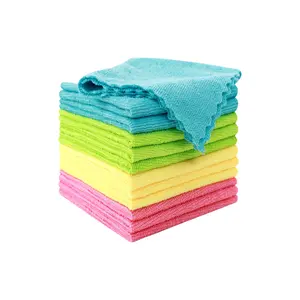 12-Pack Microfiber Cleaning Cloths – Reusable, Fast-Drying Towels for Home, Kitchen, Car, Surface Cleaning