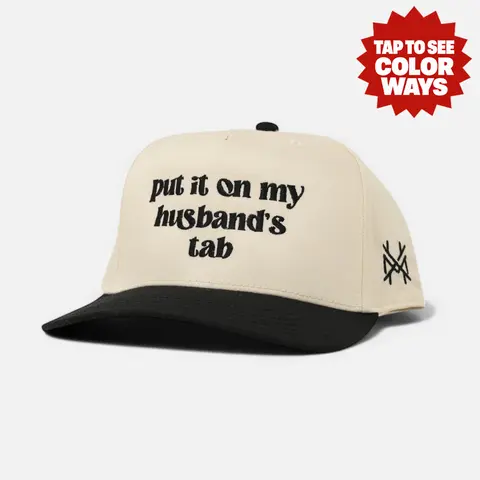 Put it on my Husband's Tab MadHatter's Embroidered Snapback Adjustable (Up To A Size 8 Head) Premium Trucker Hat