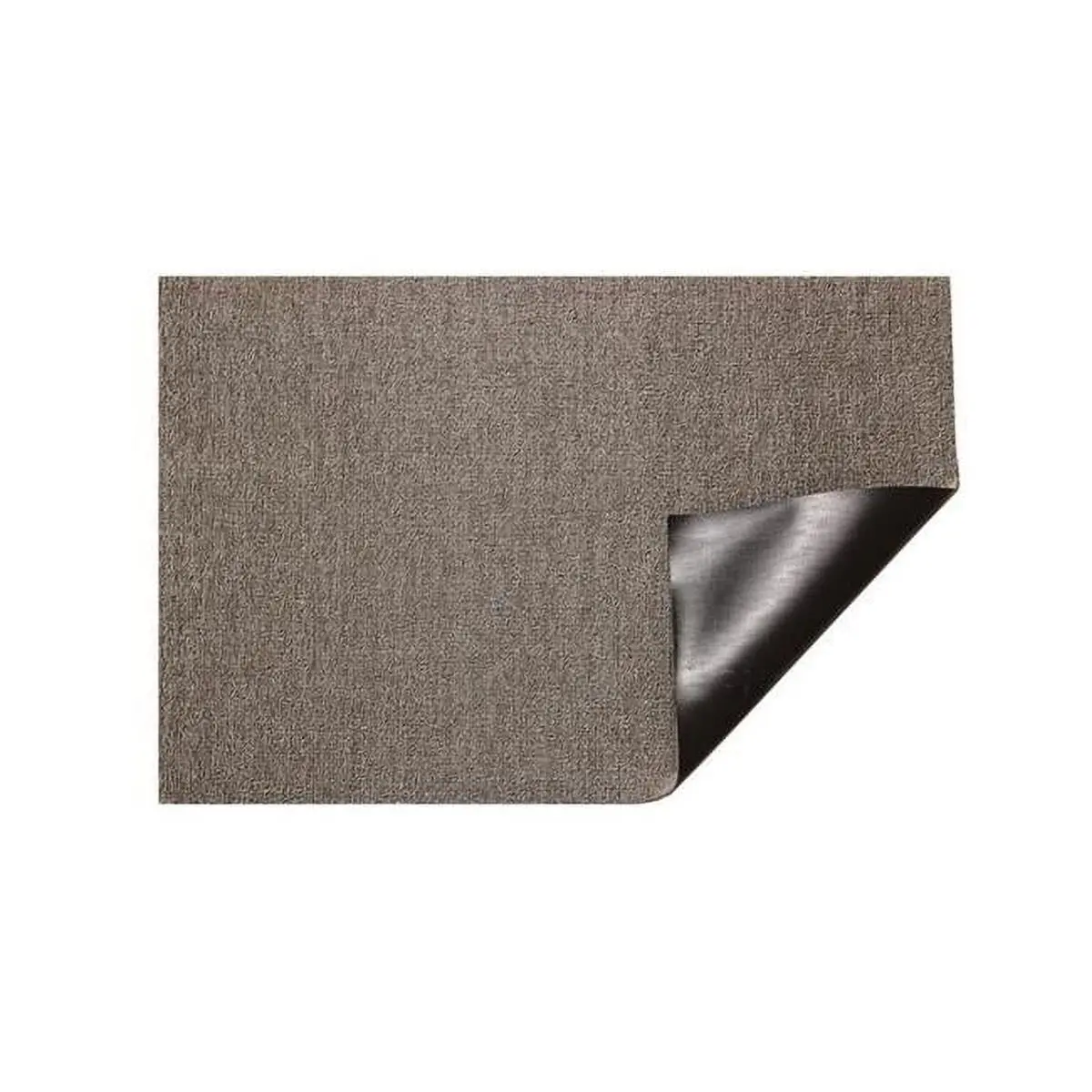 212 MAIN Chilewich 6065488 Rectangular Soft Indoor Area Rug - 36x24 in. Heathered Polyester-Vinyl Textured Soft Utility Rug Mat, Beige, Rectangular Soft Rug